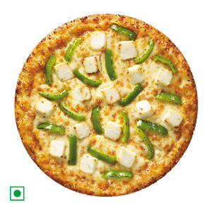 Cheese Capsicum Paneer Pizza