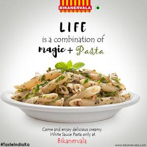 Pasta In White Sauce