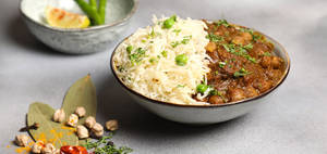 Chole with Rice