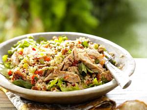 Steamed Chicken Salad With Brown Rice
