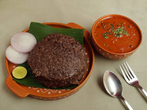Ragi Sangati + Chepala Pulusu