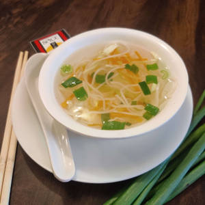 Veg Clear Noodles Soup