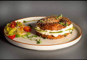 Twisted Cream Cheese Bagel