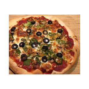 11" Olives And Jalapeno Pizza