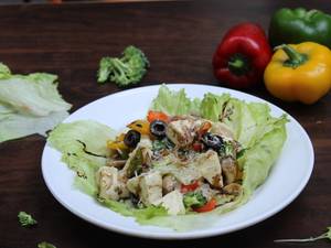 Paneer & Mushroom Salad