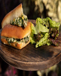 Spinach And Mushroom Panini