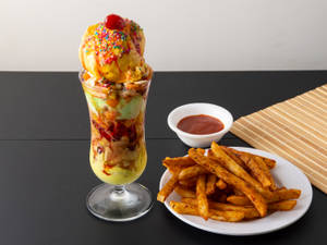 Masala Fries + Royal Falooda