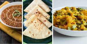 Dal Makhani 300 Ml + Aloo Matar 300 Ml + 6 Tawa Roti