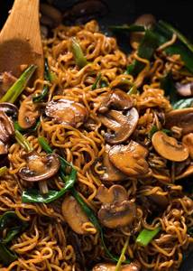 Mushroom Noodles   
