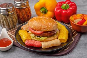 Jain Veg Cheese Burger