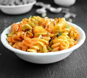 Pasta Paneer With Tomato Butter Cheese