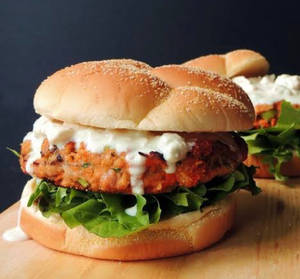 Veg. Rumble Tumble Burger [signature Burger](mouth Melting Premium Paneer)