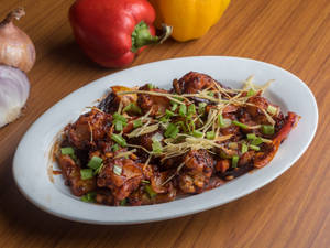 Hot & Chilli Garlic Prawns Dry