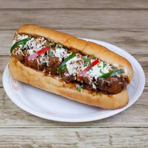Veg Manchurian Hot Dog