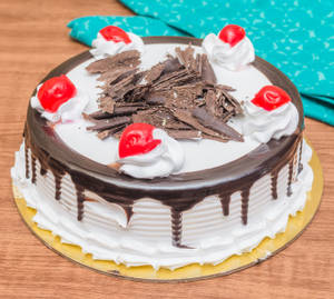 Egg less  Black Forest Cake