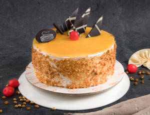 Eggless Butterscotch Cake (500 gms)