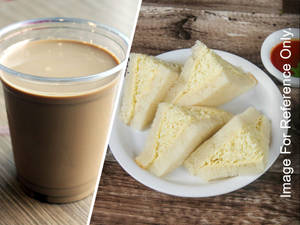 Cheese Sandwich + Cold Coffee