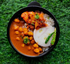 Jeera Rice With Chole