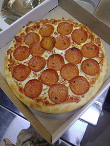 Chicken Pepperoni Cheese Pizza