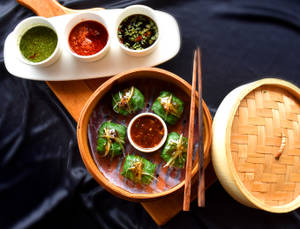 Bok Choy Chicken Dumpling [5 Pieces]