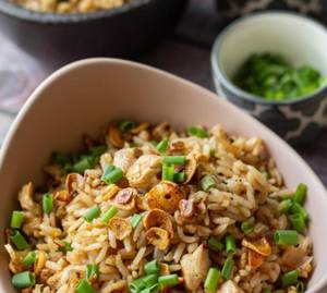Garlic Chicken Fried Rice