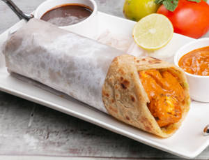 Butter Paneer Roll  