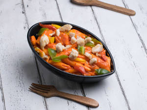 Chicken Penne Pasta in Red Sauce