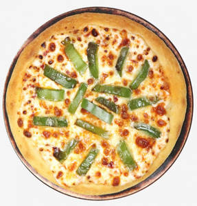 Capsicum + Paneer Pizza