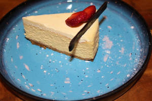 Baked New York Cheese Cake Slice