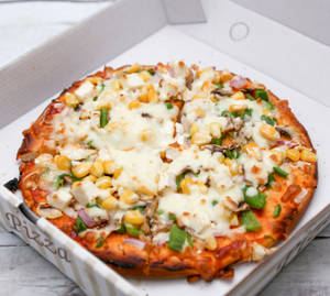 8" Regular Corn Cheese Pizza