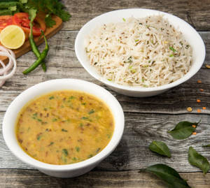 Rice + Dal Fry ( 150gram )