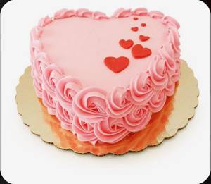 Strawberry Cake [heart Shape ]
