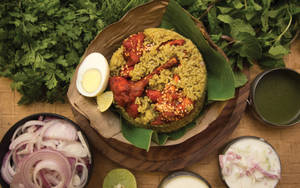 Donne Chicken Lollipop Biryani