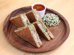 Soaked Green Gram (sprouts) Grilled