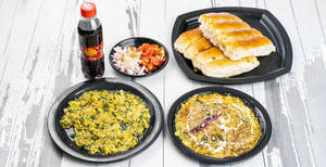 Egg Australian Fry [2 Egg] + Egg Kachu Paku [2 Egg]  8 Pav