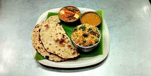 Pulao + Butter Roti