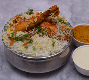 Chicken Biryani [With Gravy]