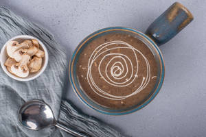 Non Veg Wild Mushroom Soup