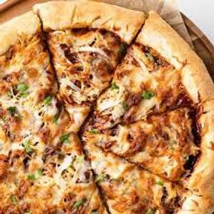 Large Cheese & BBQ Pizza