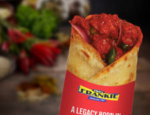 Schezwan Chicken Frankie Roll