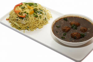 Vegetable Manchurian Combo