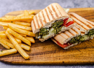 Falafel & Labneh Sandwich