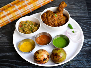 Chicken Special Litti