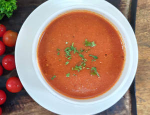 Oven Roasted Tomato And Bell Pepper Soup