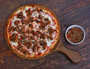 8" Mushroom Pizza