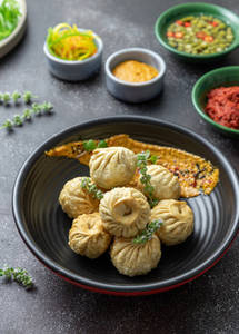Veg Momos Fried( 8pcs)