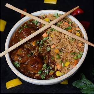 Veg Manchurian Bowl 