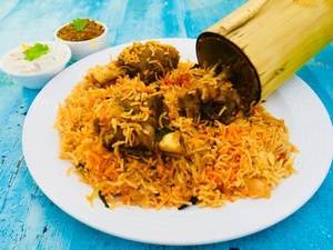 Bamboo Chicken Biryani