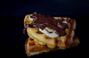 Hazelnut Banana Waffle