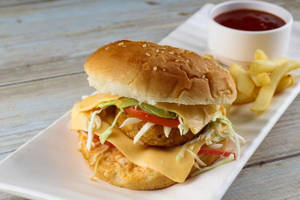 Veg Cheese Burger